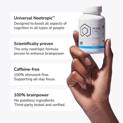 Mind Lab Pro MLP v4 Universal Nootropic Brain Booster Supplement 60-Count